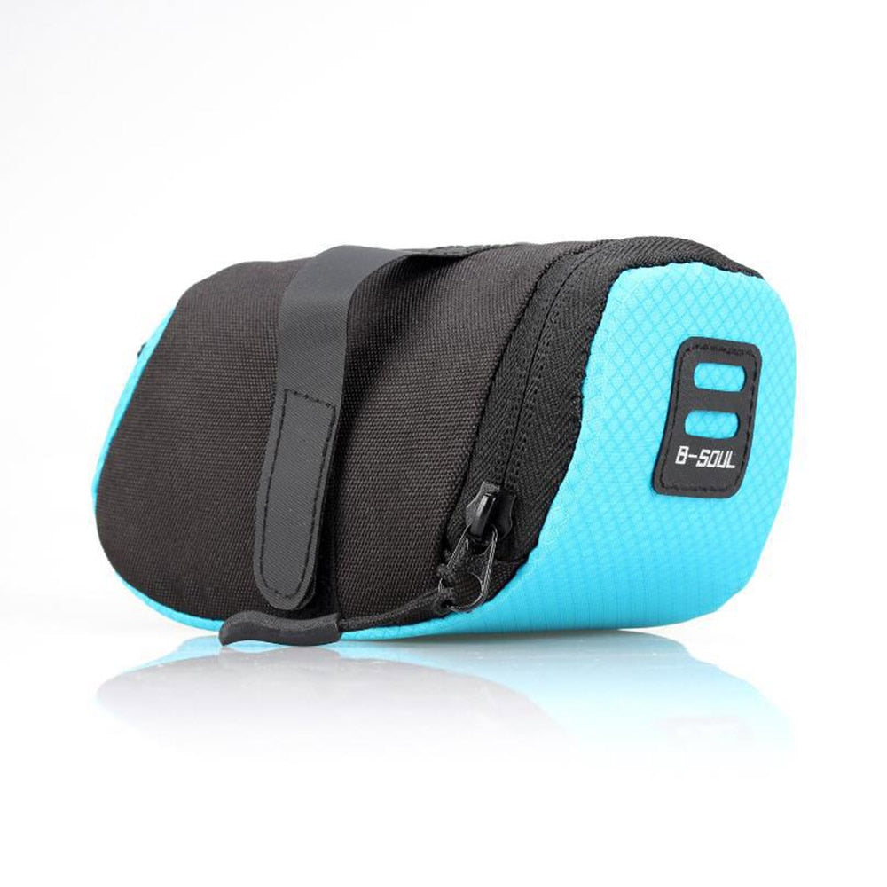 Nylon Bicycle Saddle Bag Waterproof Mountain Bike Saddle Storage Seat Rear Tool Pouch Bag Saddle Outdoor Cycling MTB Accessories