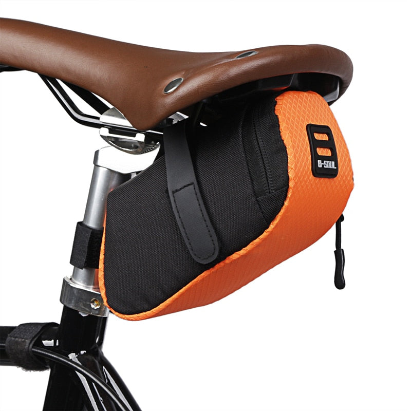 Nylon Bicycle Saddle Bag Waterproof Mountain Bike Saddle Storage Seat Rear Tool Pouch Bag Saddle Outdoor Cycling MTB Accessories