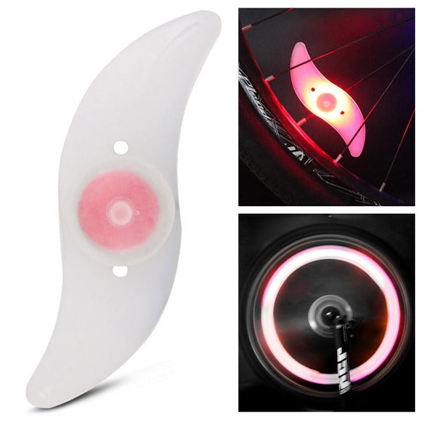 3 Mode LED Neon Bicycle Wheel Spoke Lights - Red
