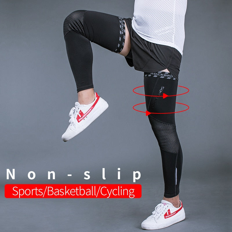 ROCKBROS Winter Fleece Warm Arm Sleeves Breathable Sports Elbow Pads Fitness Arm Covers Cycling Running Basketball Arm Warmers - Vlad's Bike Bits
