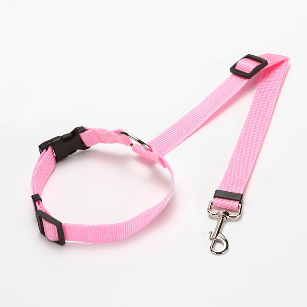 Pet Products Universal Practical Cat Dog Safety Adjustable Car Seat Belt Harness Leash Puppy Seat-belt Travel Clip Strap Leads - Vlad's Bike Bits