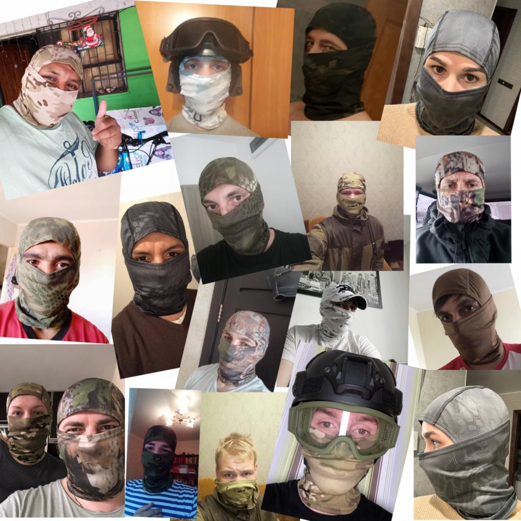 Tactical Balaclava Bike Cycling Full Face Neck Scarf Head Warm Outdoor Hunting Cycling Hiking Army Military Bandana Skiing Scarf