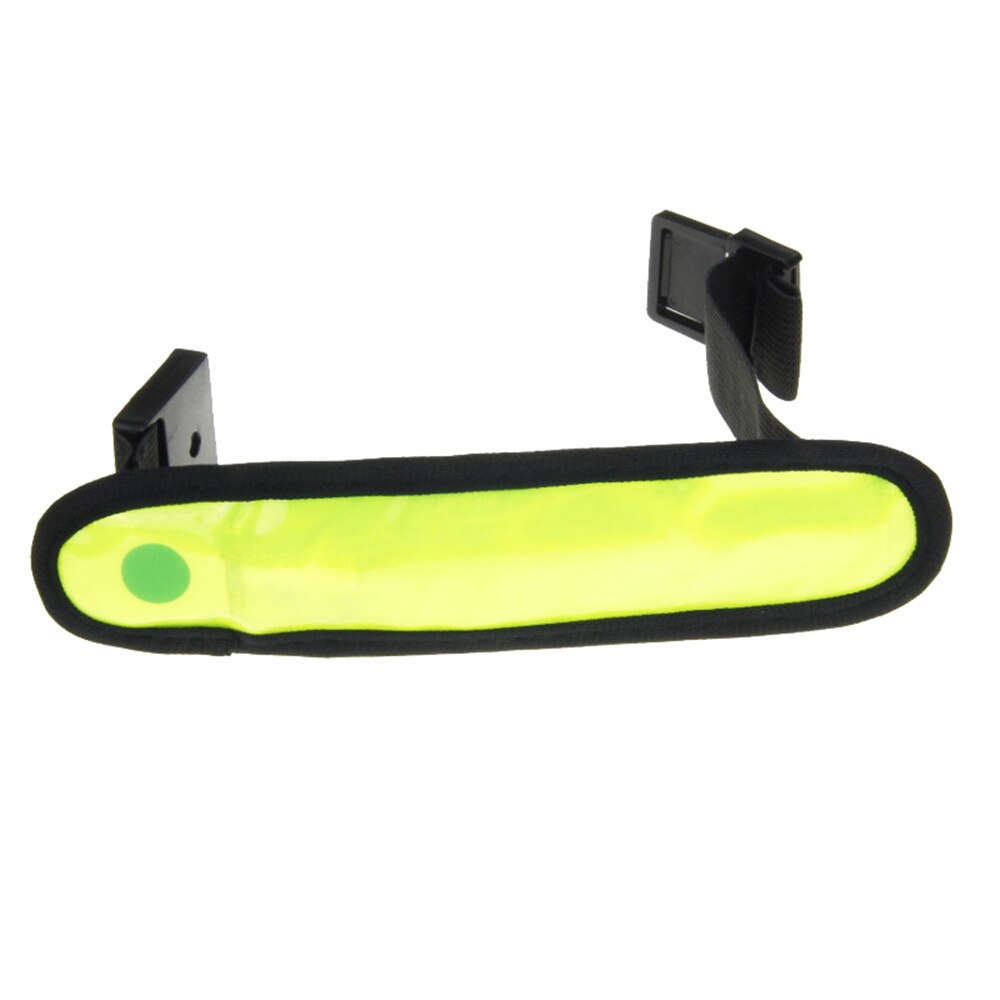 LED Luminous Night Running Armband Bike Light Safety Warning Outdoor Sports Reflective Belt Strap Snap Flash Arm Band Bracelet