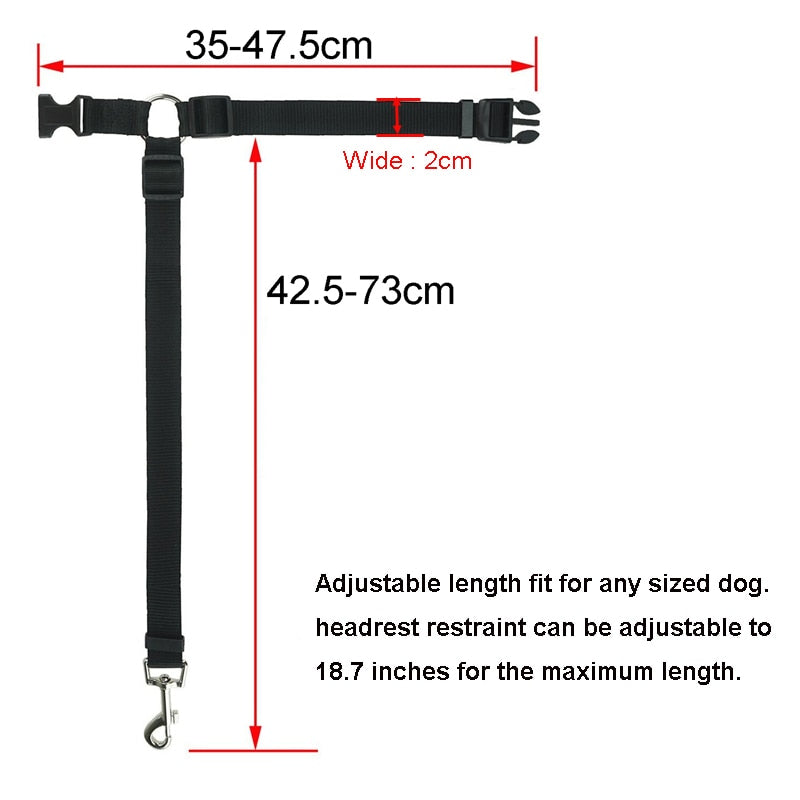 Pet Products Universal Practical Cat Dog Safety Adjustable Car Seat Belt Harness Leash Puppy Seat-belt Travel Clip Strap Leads - Vlad's Bike Bits