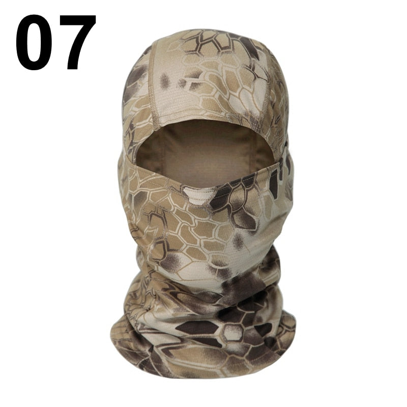 Tactical Balaclava Bike Cycling Full Face Neck Scarf Head Warm Outdoor Hunting Cycling Hiking Army Military Bandana Skiing Scarf