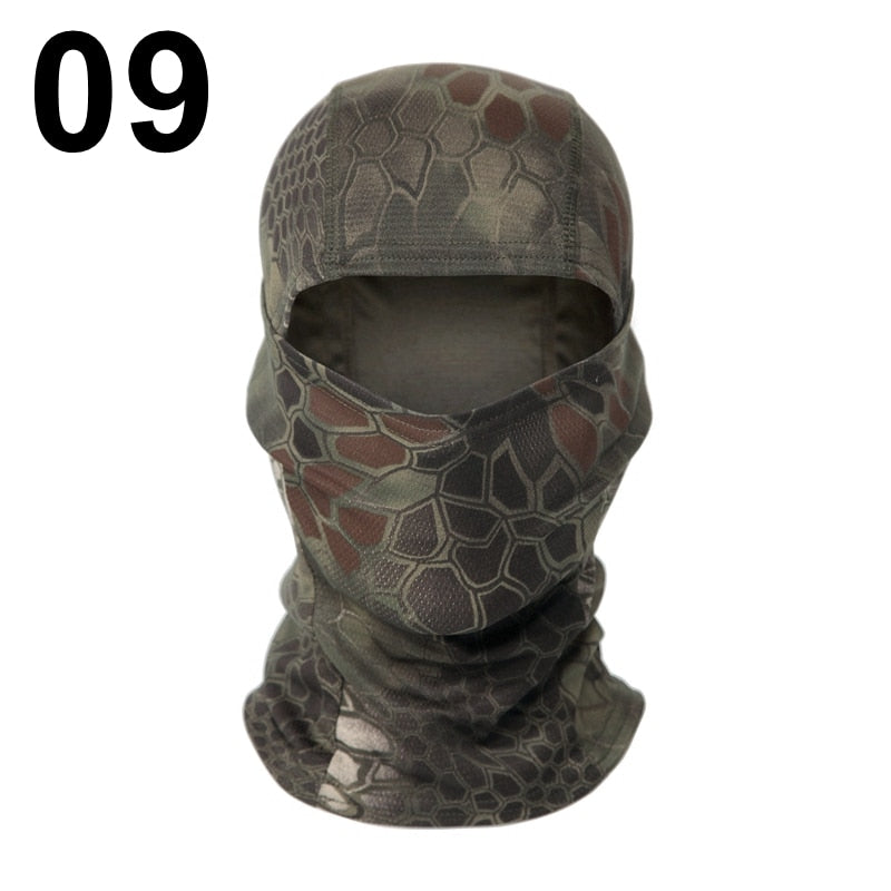 Tactical Balaclava Bike Cycling Full Face Neck Scarf Head Warm Outdoor Hunting Cycling Hiking Army Military Bandana Skiing Scarf