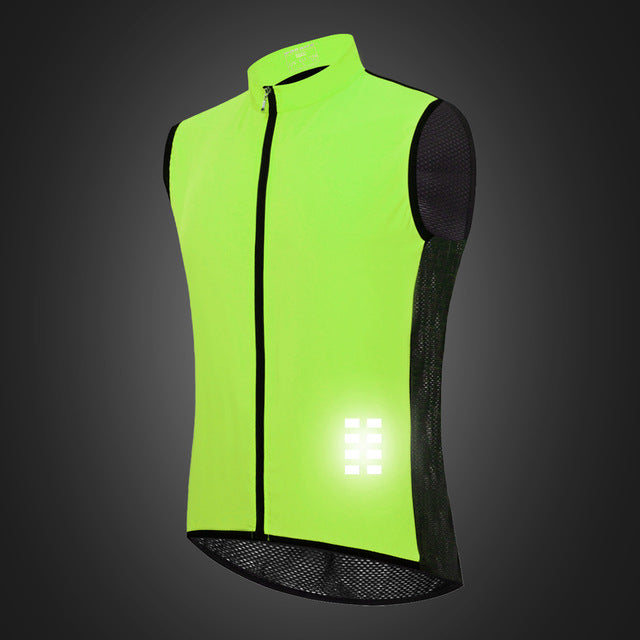 WOSAWE Windproof Cycling Jackets Hooded Men Riding Waterproof Cycle Clothing Bike Long Sleeve Jerseys Reflective Vest Wind Coat - Vlad's Bike Bits