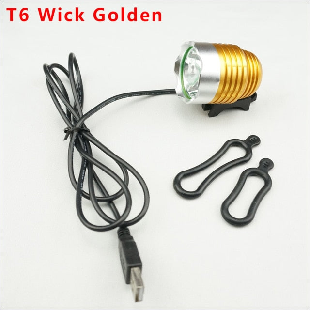 1800 Lumen T6 L2 Bicycle LED Headlight Waterproof - Brightness 5V2A USB Interface - Vlad's Bike Bits