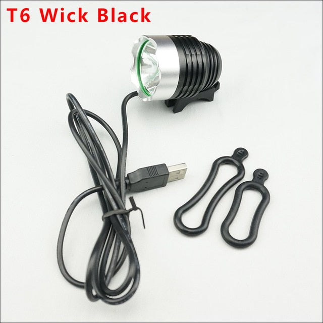 1800 Lumen T6 L2 Bicycle LED Headlight Waterproof - Brightness 5V2A USB Interface - Vlad's Bike Bits