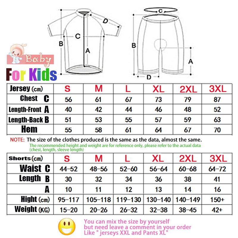 2023 Kids Cycling Jersey Wear Short Sleeves Cycling Set Children Bike Clothing Ropa Ciclismo Girl Cycling Clothing Sports Suit