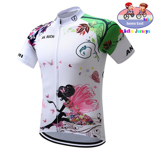 2023 Kids Cycling Jersey Wear Short Sleeves Cycling Set Children Bike Clothing Ropa Ciclismo Girl Cycling Clothing Sports Suit