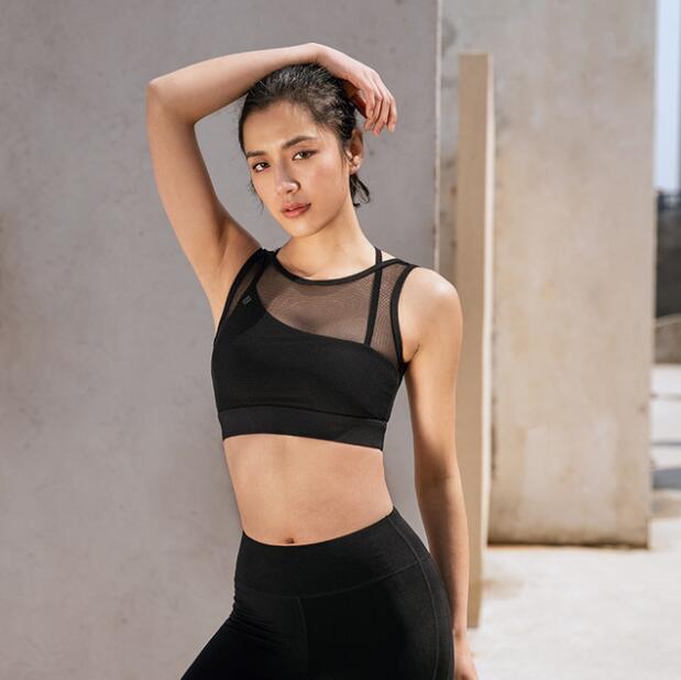 Summer Women Sports Bra Fitness Yoga Tank Crop Top Push Up Underwear Shockproof Athletic Vest Gym Sportswear