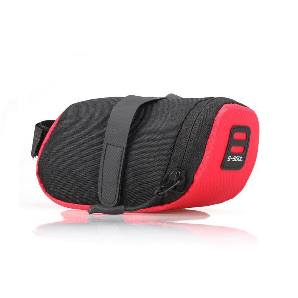 Nylon Bicycle Saddle Bag Waterproof Mountain Bike Saddle Storage Seat Rear Tool Pouch Bag Saddle Outdoor Cycling MTB Accessories