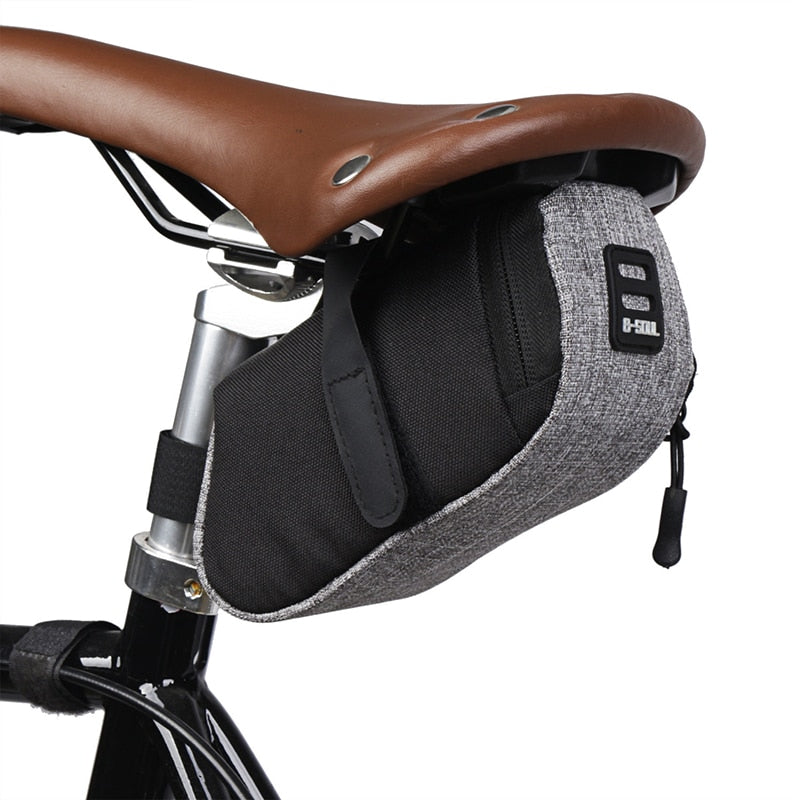 Nylon Bicycle Saddle Bag Waterproof Mountain Bike Saddle Storage Seat Rear Tool Pouch Bag Saddle Outdoor Cycling MTB Accessories