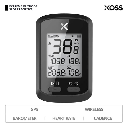 XOSS G/G+ GPS Bike Computer Wireless Cycling Speedometer Road Bike MTB Waterproof Bluetooth ANT+ Cadence Speed Bicycle Computer