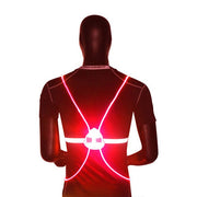 Hi-Viz Bicycle Safety Vest for Night Cycling and Outdoor Activities - Reflective/LED/360 degree visibility - Vlad's Bike Bits