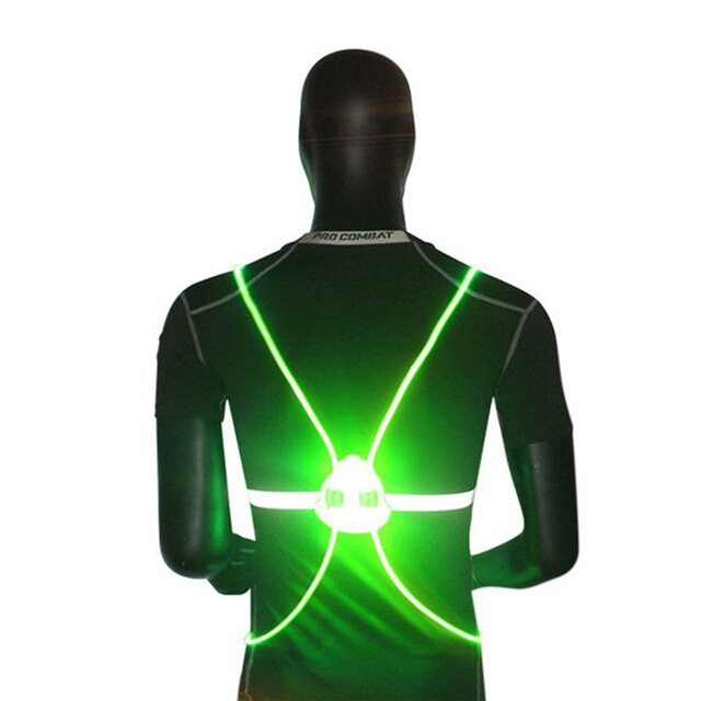 Hi-Viz Bicycle Safety Vest for Night Cycling and Outdoor Activities - Reflective/LED/360 degree visibility - Vlad's Bike Bits