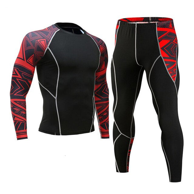 Gym Men's Running Fitness Sportswear Athletic Physical Training Clothes Sports Suits Workout Jogging Rashguard Men's Kit - Vlad's Bike Bits