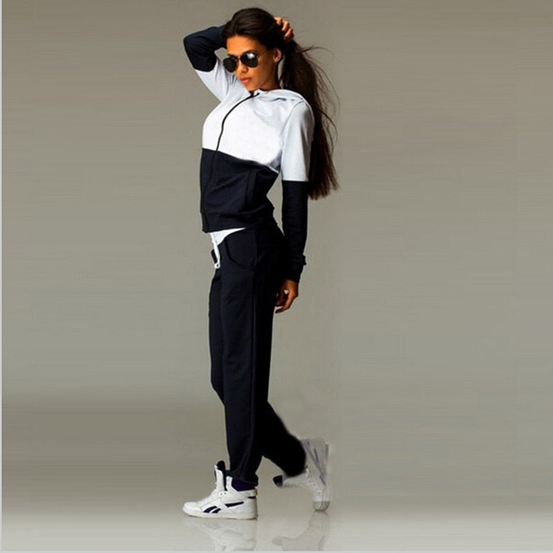 2 Piece Tracksuit Set -  Hoodie Sweatshirt with Zipper, Trousers with Pockets for Autumn/Winter wear. - Vlad's Bike Bits