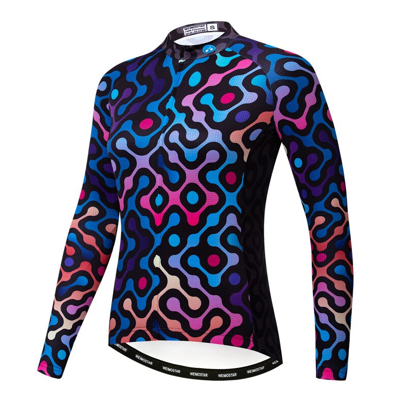 Weimostar Women's Cycling Jersey with Long Sleeves, Autumn Bike Gear