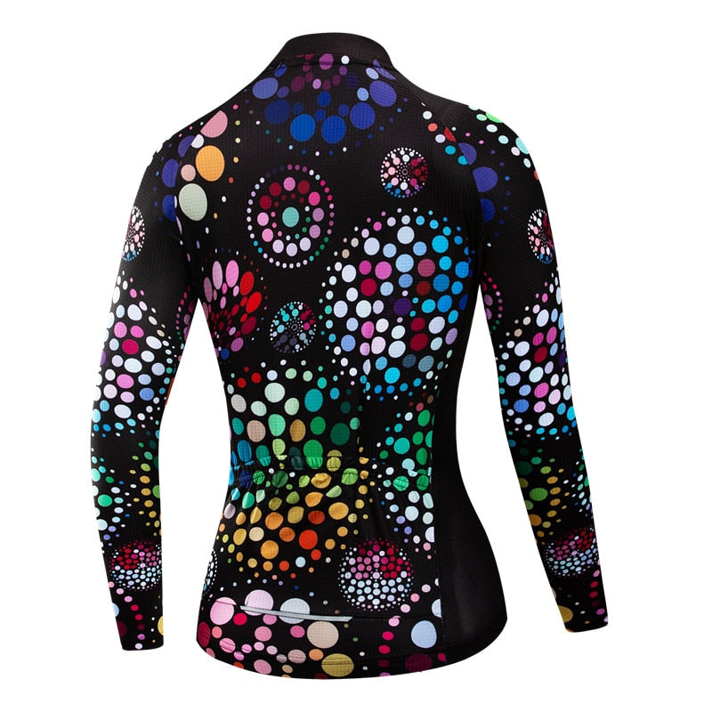 Weimostar Women's Cycling Jersey with Long Sleeves, Autumn Bike Gear - Vlad's Bike Bits