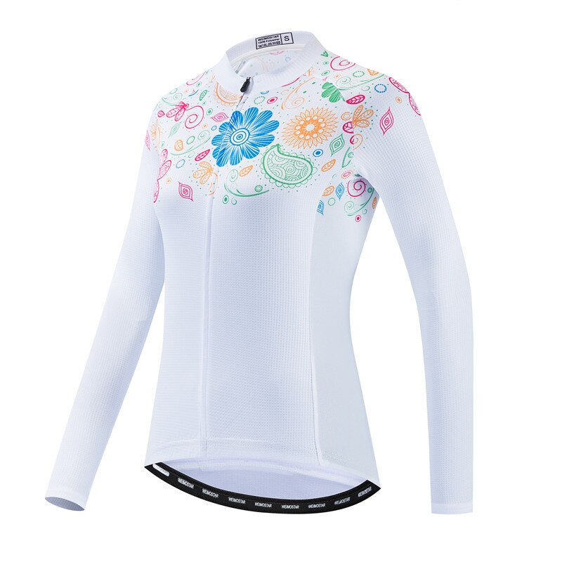 Weimostar Women's Cycling Jersey with Long Sleeves, Autumn Bike Gear - Vlad's Bike Bits
