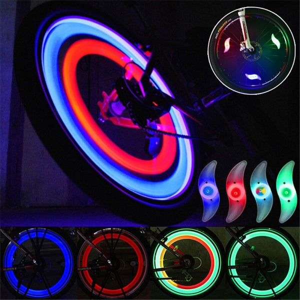 3 Mode LED Neon Bicycle Wheel Spoke Lights - Details
