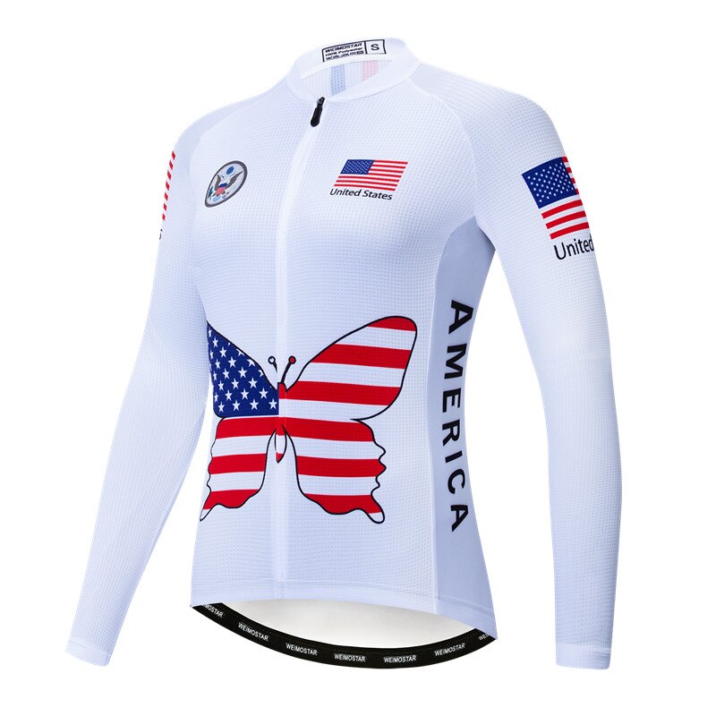 Weimostar Women's Cycling Jersey with Long Sleeves, Autumn Bike Gear - Vlad's Bike Bits