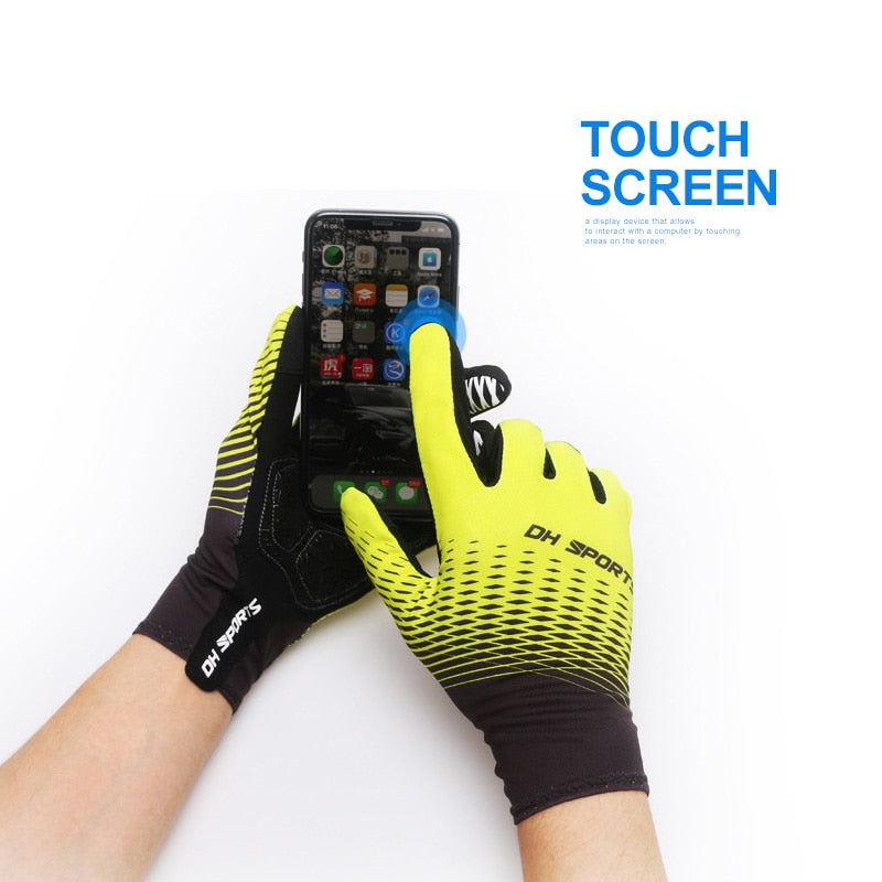 New Full Finger Cycling Gloves With Socks Sport Shockproof Anti Slip MTB Touch Screen - Vlad's Bike Bits