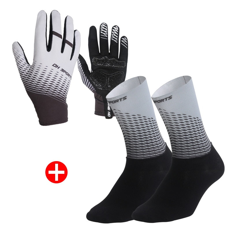 New Full Finger Cycling Gloves With Socks Sport Shockproof Anti Slip MTB Touch Screen - Vlad's Bike Bits