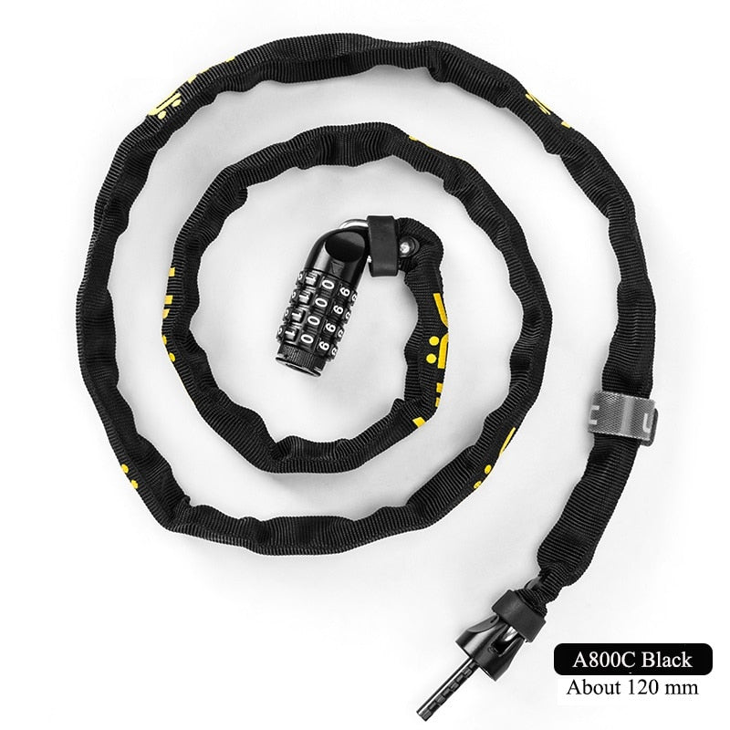 ULAC Bicycle Anti-theft Password Chain/Lock - Ultra-light/Portable/Sturdy - Bicycle Security Accessories - Vlad's Bike Bits