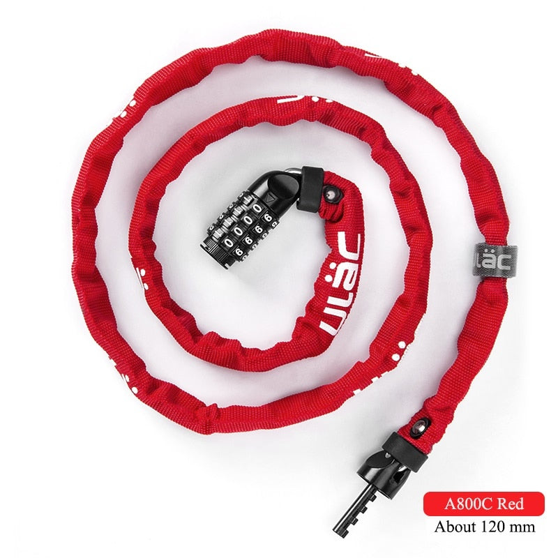 ULAC Bicycle Anti-theft Password Chain/Lock - Ultra-light/Portable/Sturdy - Bicycle Security Accessories - Vlad's Bike Bits