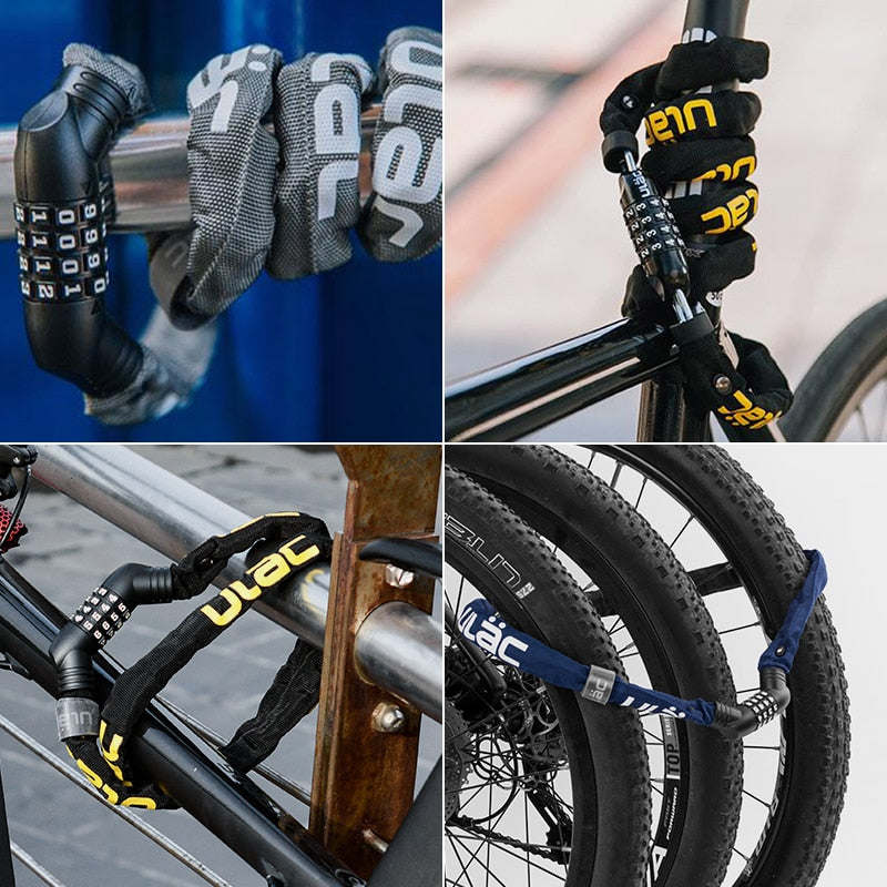 ULAC Bicycle Anti-theft Password Chain/Lock - Ultra-light/Portable/Sturdy - Bicycle Security Accessories - Vlad's Bike Bits