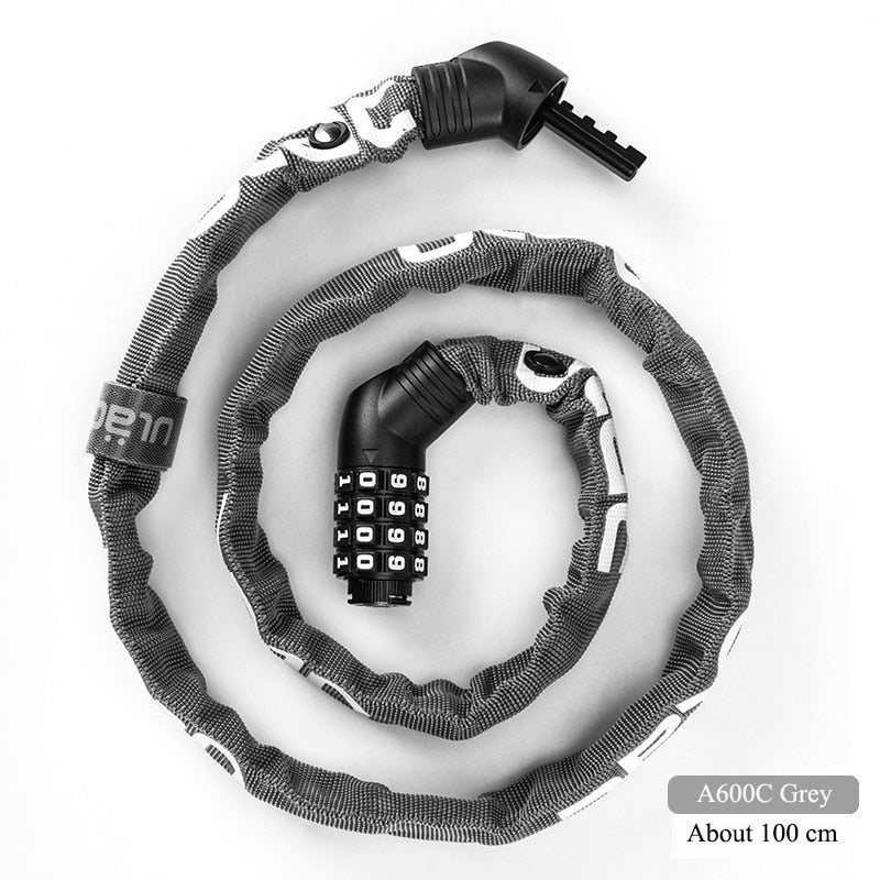 ULAC Bicycle Anti-theft Password Chain/Lock - Ultra-light/Portable/Sturdy - Bicycle Security Accessories - Vlad's Bike Bits