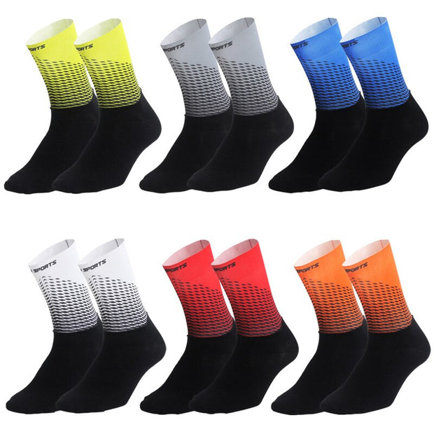 Sports Bicycle Set - 1Pair Half /Full Finger Cycling Gloves plus 1Pair Cycling Socks - Unisex - 6 Colours/3 Sizes