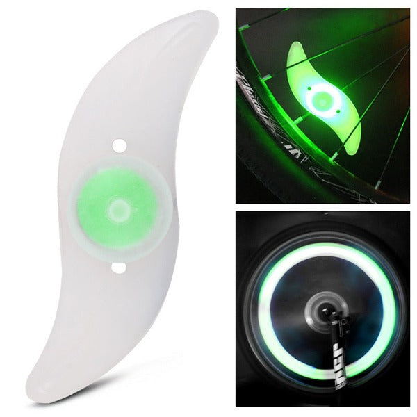 3 Mode LED Neon Bicycle Wheel Spoke Lights - Green