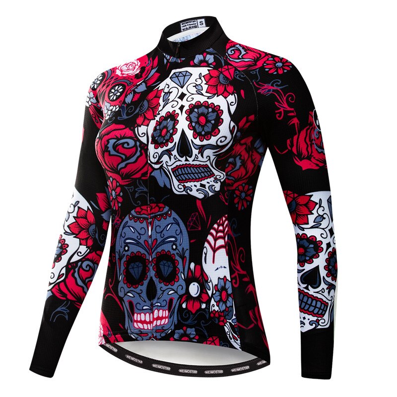 Weimostar Women's Cycling Jersey with Long Sleeves, Autumn Bike Gear - Vlad's Bike Bits