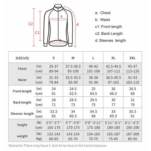 ARSUXEO Hi-Viz Men's Winter Waterproof/Windproof Thermal Fleece-lined Cycling Jacket - Reflective/5 Colours
