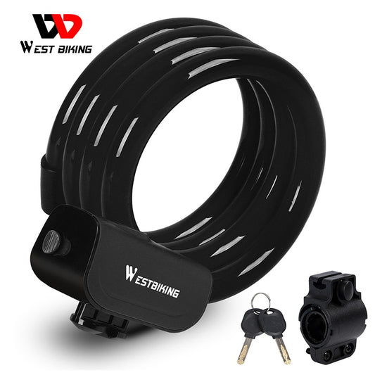 WEST BIKING Bike Cable Lock - Anti Theft - Key or Code - Bicycle Security Accessories - Vlad's Bike Bits