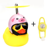 Small "Yellow Duck" Bicycle Bell with Luminous Light effect and Airscrew Propellor Helmet - Vlad's Bike Bits
