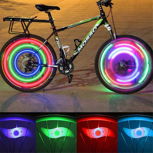 3 Mode LED Neon Bicycle Wheel Spoke Lights - 4 variations