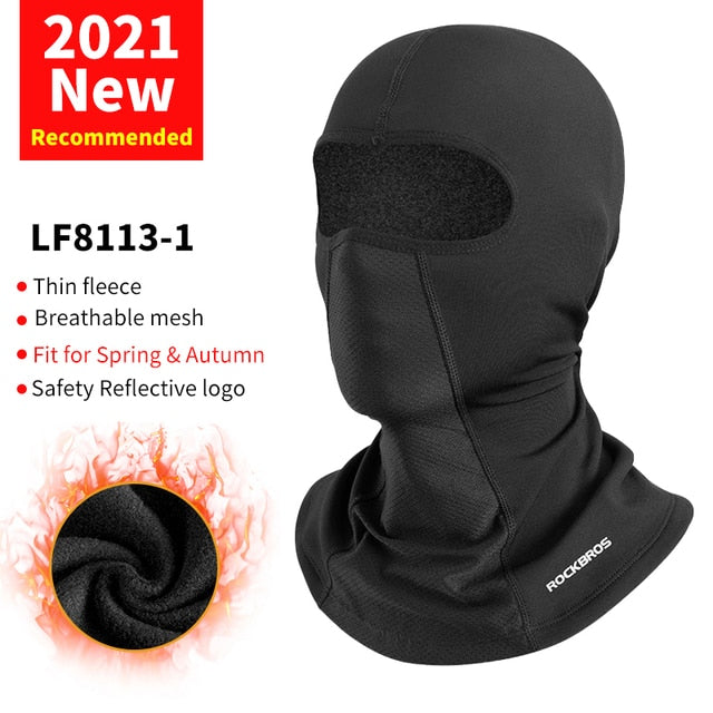ROCKBROS Autumn, Winter Cycling Balaclava/Ski Mask, Windproof Bicycle Accessory