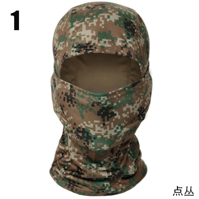 Tactical Camouflage Balaclava Full Face Mask Wargame CP Military Hat Hunting Bicycle Cycling Army Multicam Bandana Neck Gaiter - Vlad's Bike Bits