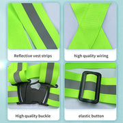 High Viz, Adjustable, Reflective, Road Safety Cycling Vest For Children and Adults - Vlad's Bike Bits
