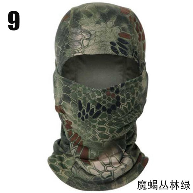 Tactical Camouflage Balaclava Full Face Mask Wargame CP Military Hat Hunting Bicycle Cycling Army Multicam Bandana Neck Gaiter - Vlad's Bike Bits