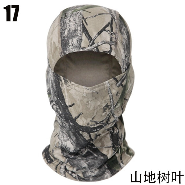 Tactical Camouflage Balaclava Full Face Mask Wargame CP Military Hat Hunting Bicycle Cycling Army Multicam Bandana Neck Gaiter - Vlad's Bike Bits