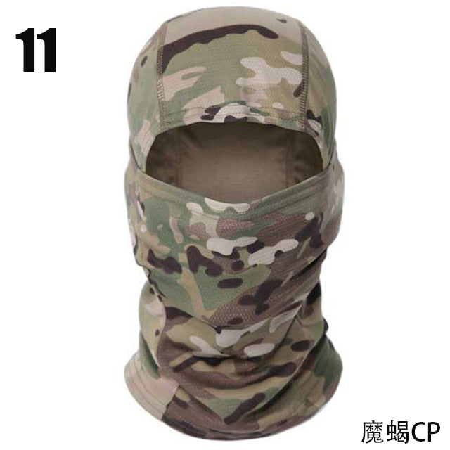 Tactical Camouflage Balaclava Full Face Mask Wargame CP Military Hat Hunting Bicycle Cycling Army Multicam Bandana Neck Gaiter - Vlad's Bike Bits