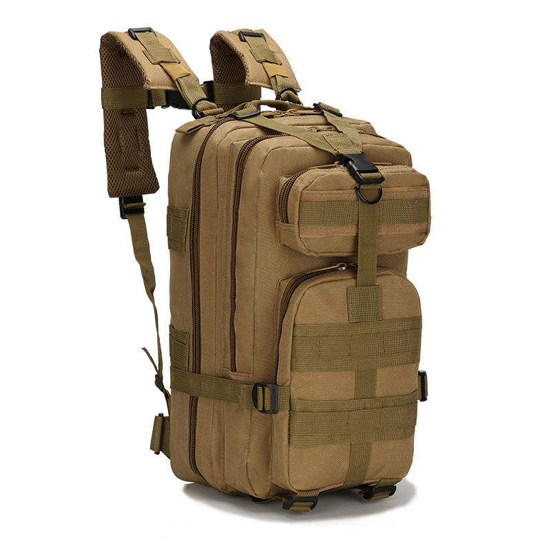 30L/50L 1000D Outdoor Military-style Backpack - Nylon Waterproof Rucksack for Sports/Hiking/Cycling/Trekking - Sand