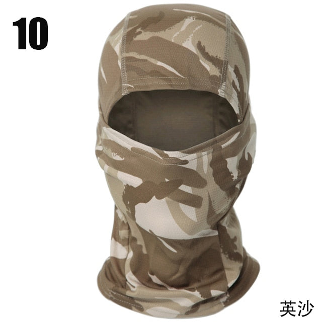 Tactical Camouflage Balaclava Full Face Mask Wargame CP Military Hat Hunting Bicycle Cycling Army Multicam Bandana Neck Gaiter - Vlad's Bike Bits