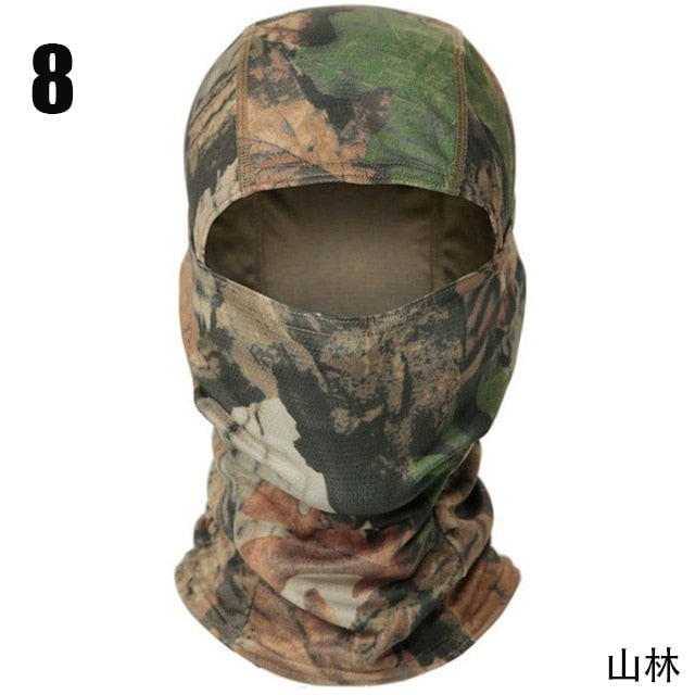 Tactical Camouflage Balaclava Full Face Mask Wargame CP Military Hat Hunting Bicycle Cycling Army Multicam Bandana Neck Gaiter - Vlad's Bike Bits